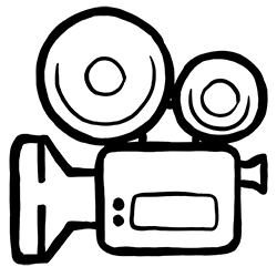 Video Camera Illustration
