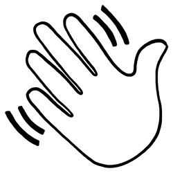 Waving Hand Illustration